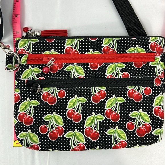 Handmade Cherry Crossbody Bag - Picture 11 of 12